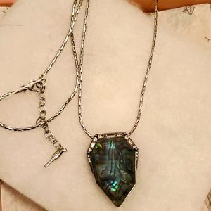 Stunning, vintage C+I abalone pendant (Northern Lights collection)